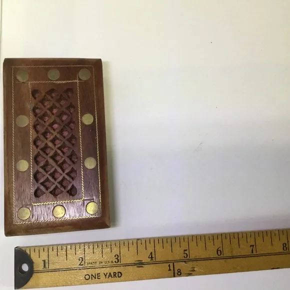 Wooden Decorative Trinket Box - Picture 2 of 10